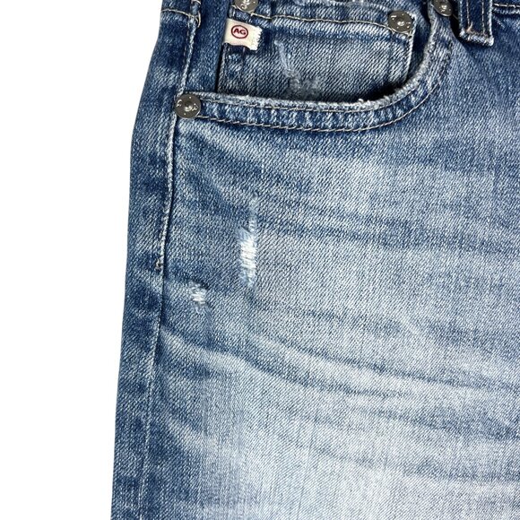 AG Adriano Goldschmied Womens Saige Wide Leg Crop Jeans in High-Rise Fit Size 28 - Picture 7 of 16